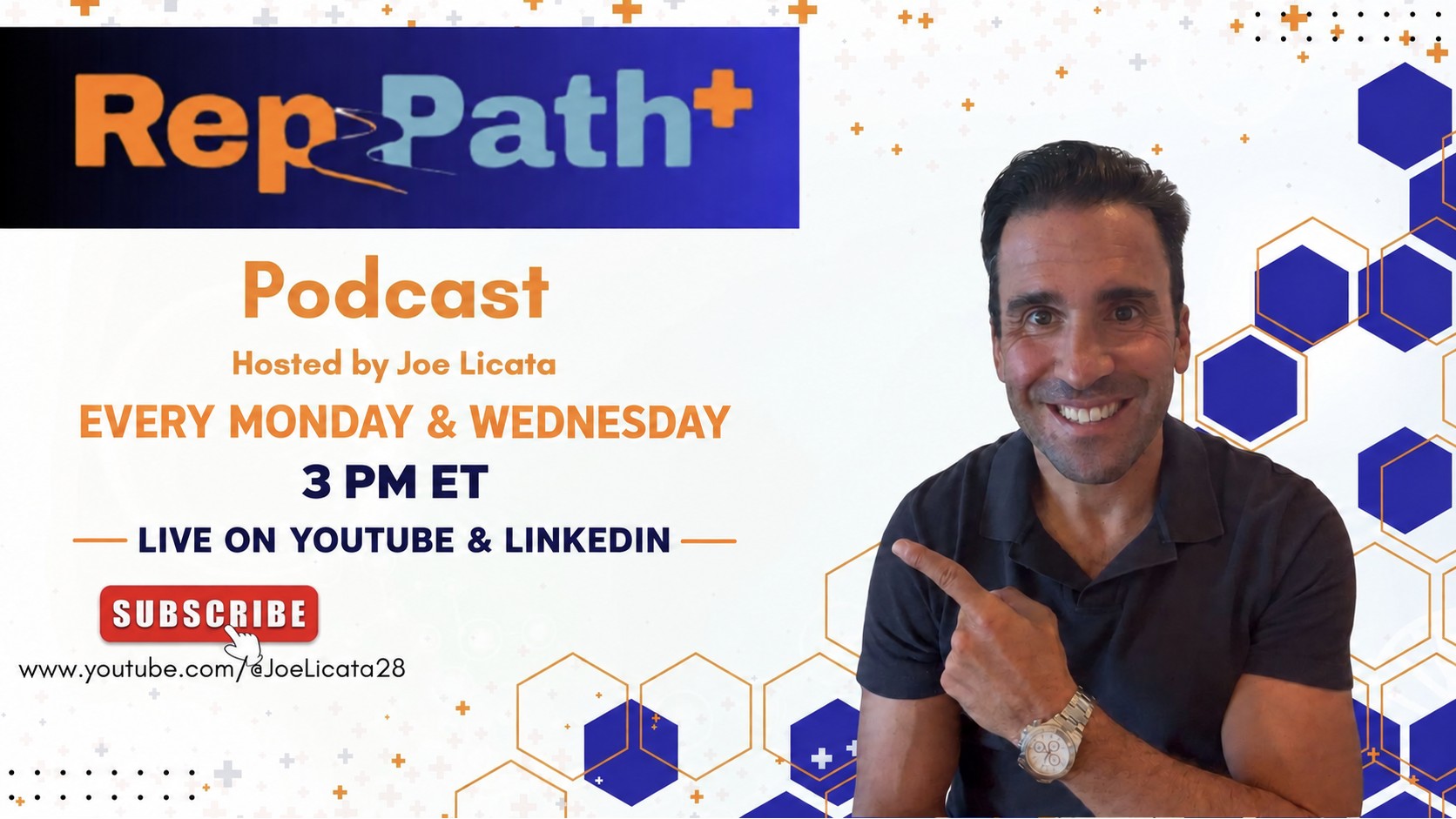 RepPath Podcast with Joe Licata graphic